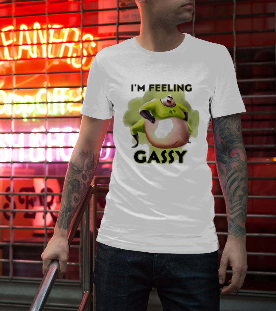 I'm Feeling Gassy Superhero Parody 2025 T-Shirt