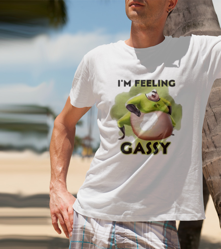 I'm Feeling Gassy Superhero Parody 2025 T-Shirt