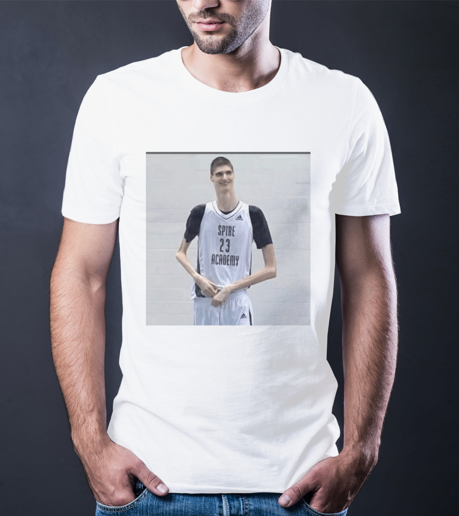 Spire Academy 23 Robert Bobroczkyi Basketball T-Shirt