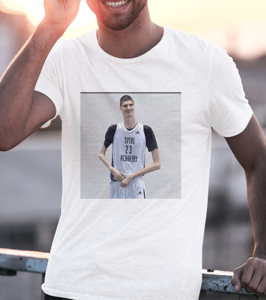 Spire Academy 23 Robert Bobroczkyi Basketball T-Shirt