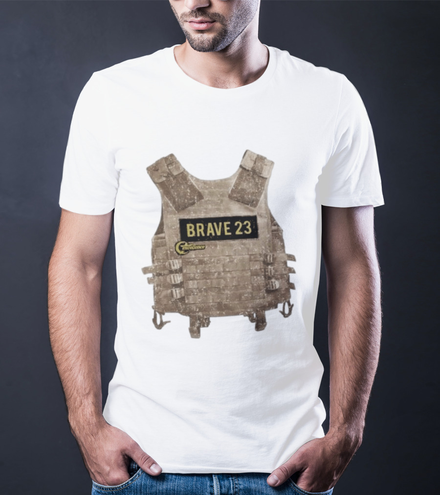 Awesome Camouflage Brave 23 Excellence Tactical Vest T-Shirt