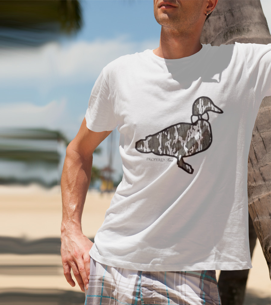 Duck Silhouette Camo Wildlife T-Shirt