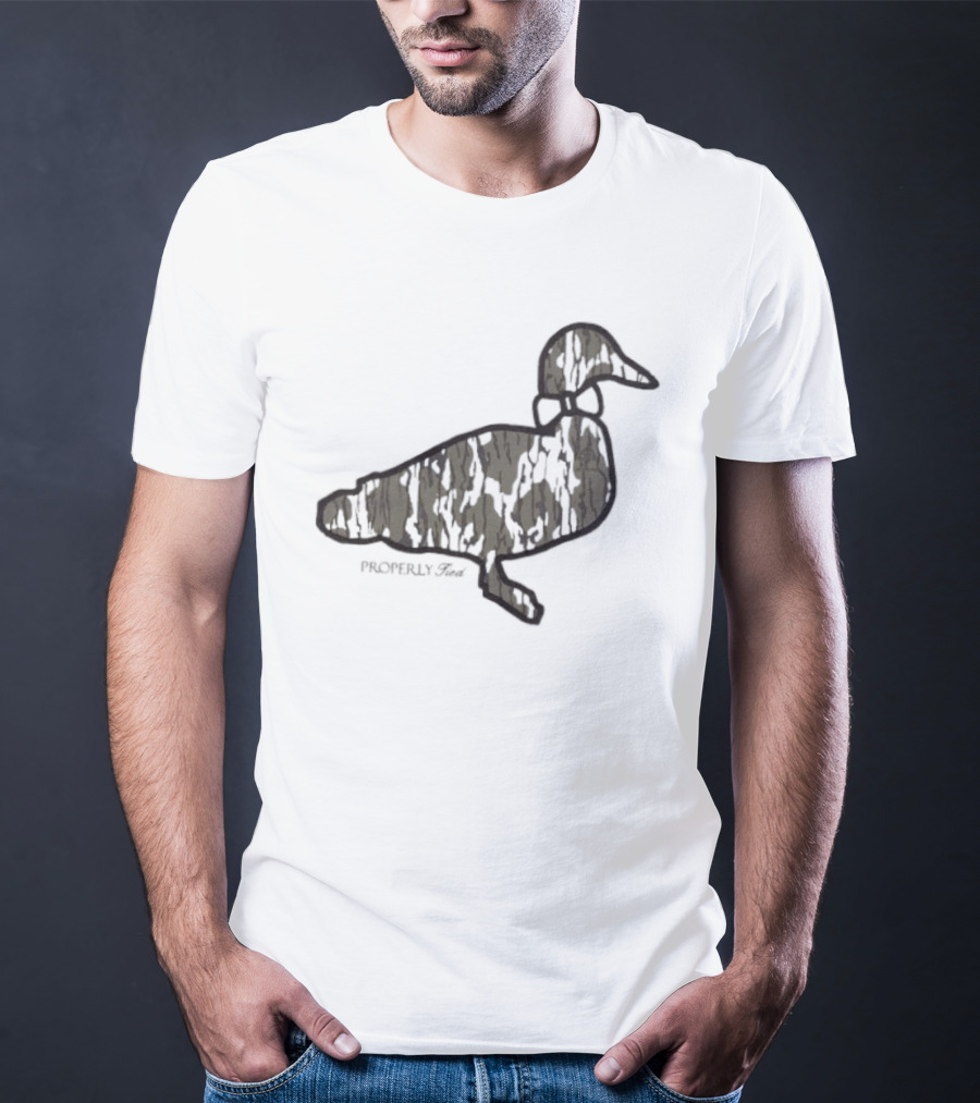 Duck Silhouette Camo Wildlife T-Shirt