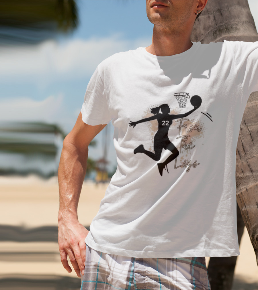 Caitlin Clark 22 Basketball From The T-Shirt