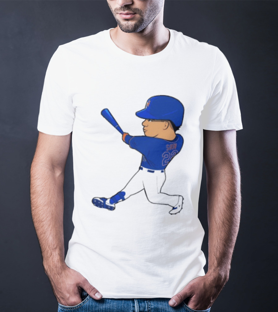 Juan Soto 22 Mets Baseball Swing LGM T-Shirt