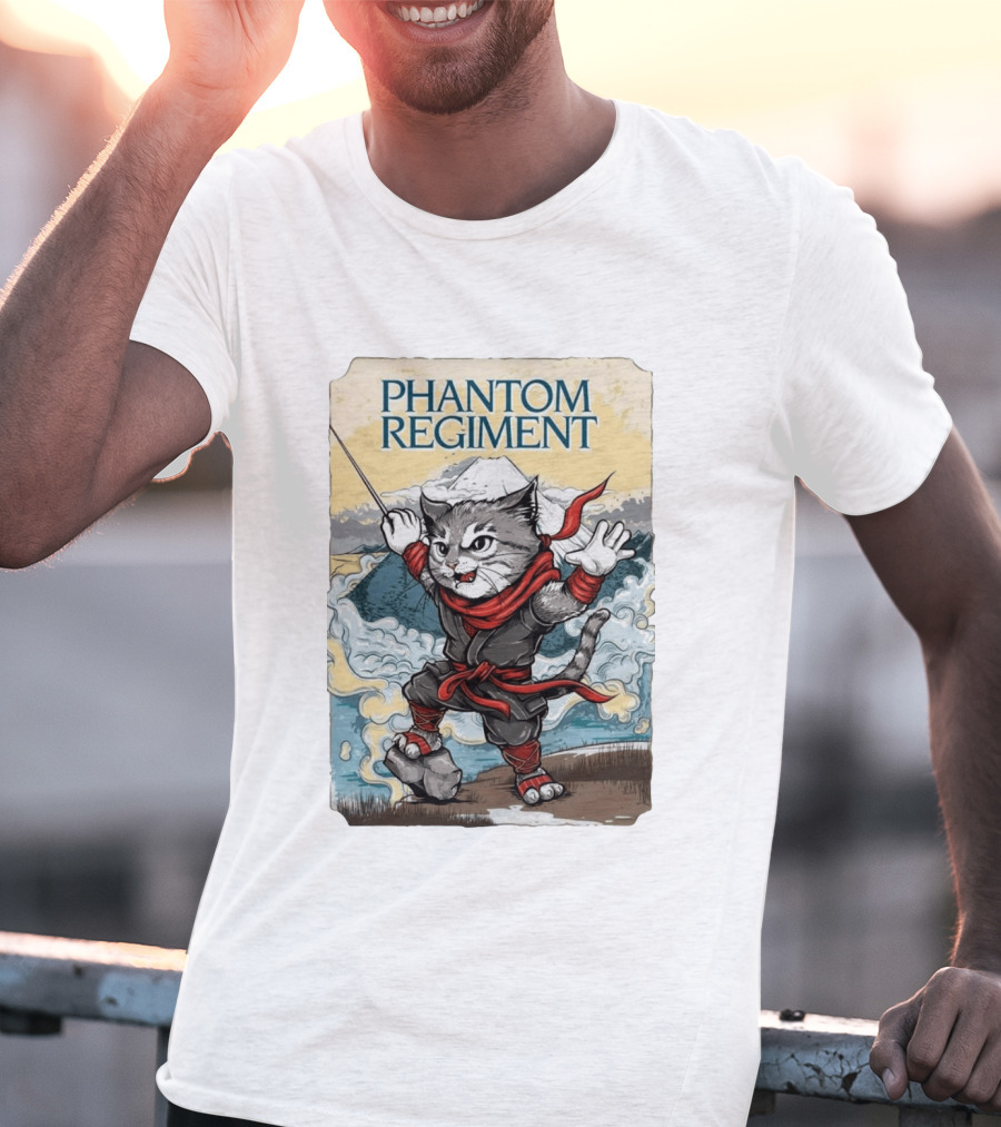 Original Phantom Regiment Conductor Cat Ninja T-Shirt