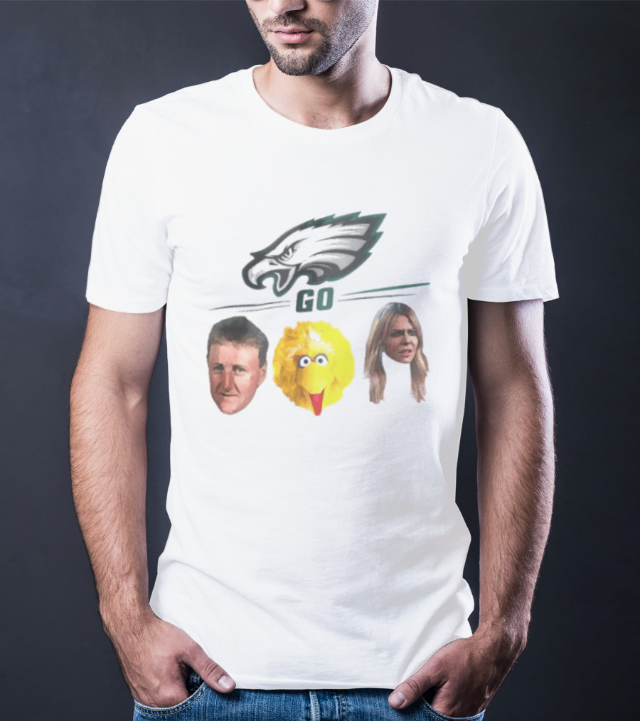 Philadelphia Eagles Go Birds Larry Bird Big Bird The Bird T-Shirt