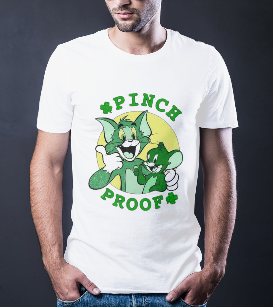 Tom And Jerry Pinch Proof St. Patrick's Day Celebration T-Shirt