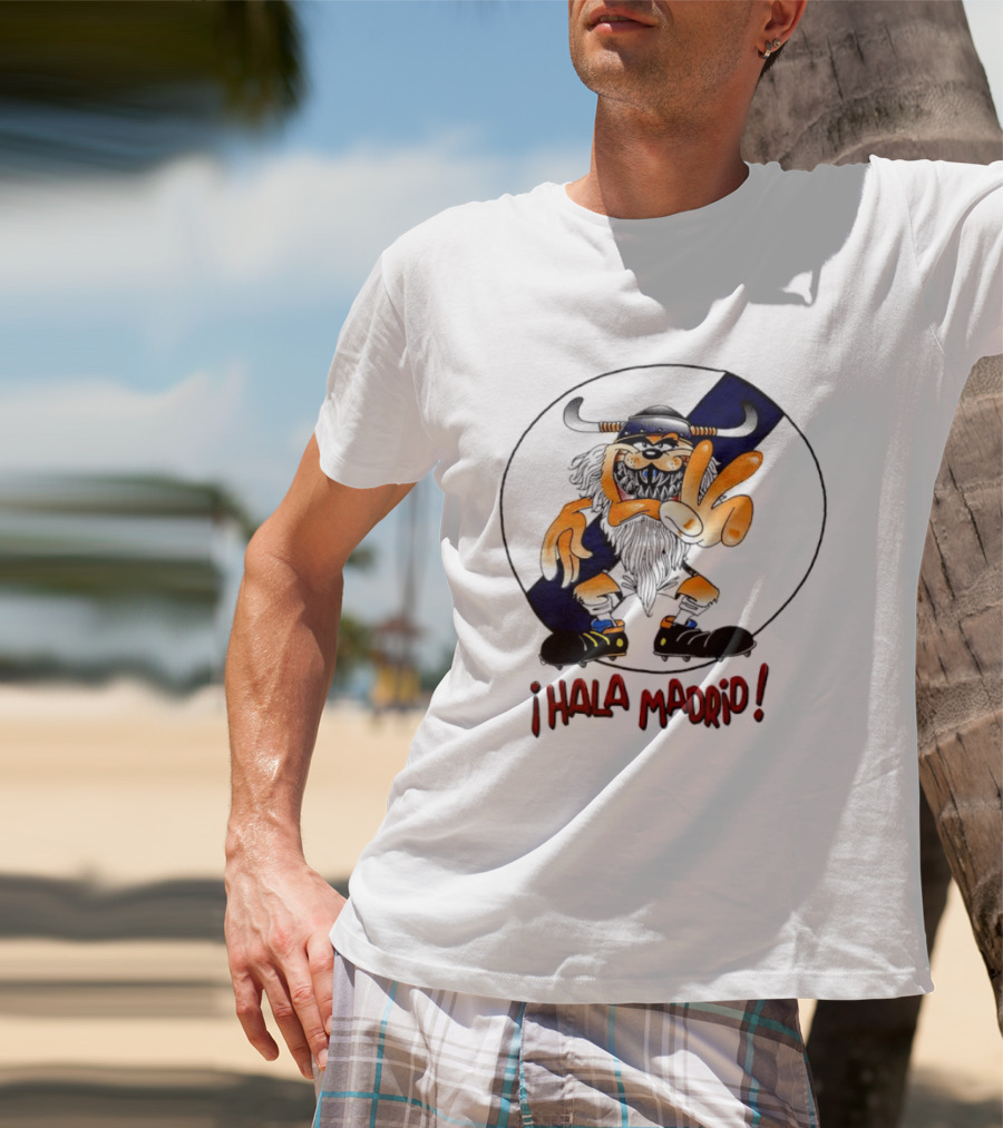 Viking Hala Madrid Real Madrid Club De Futbol Fan T-Shirt