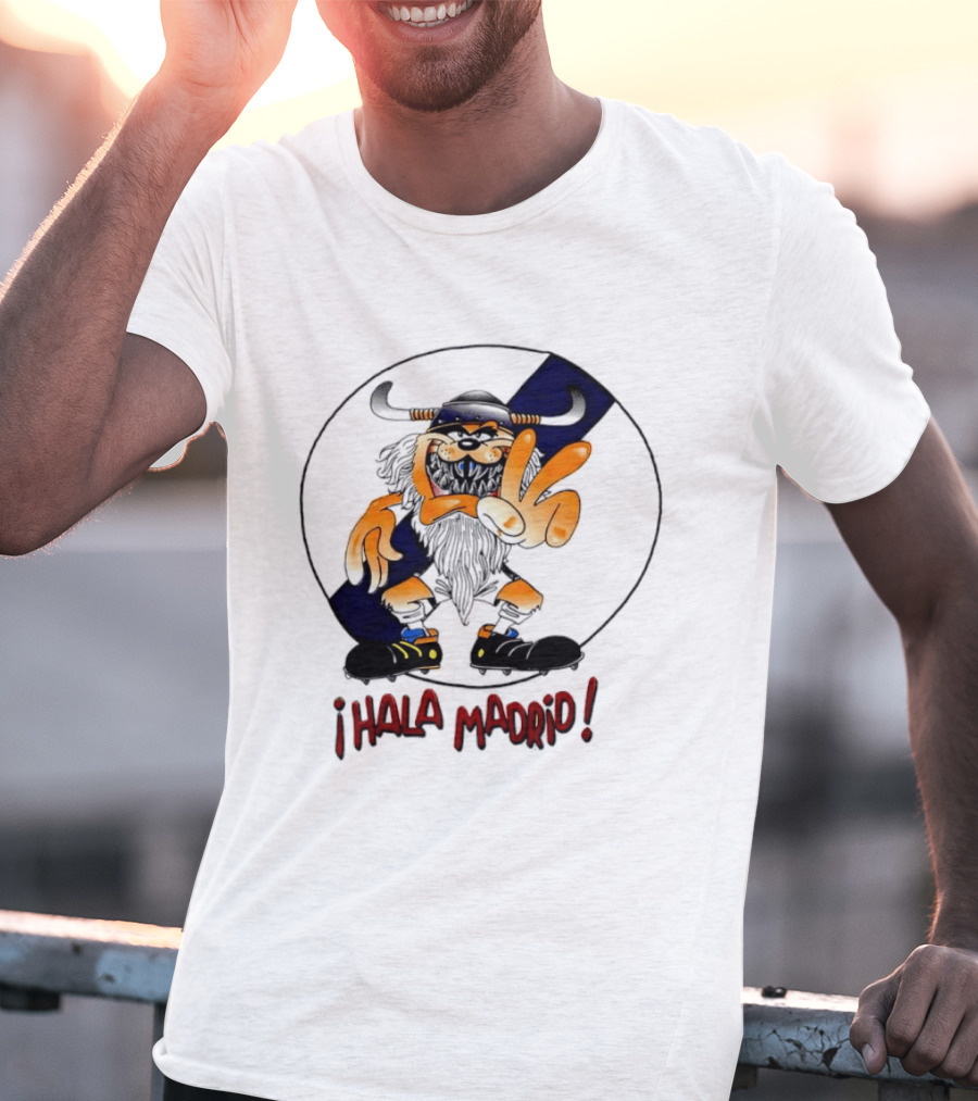Viking Hala Madrid Real Madrid Club De Futbol Fan T-Shirt