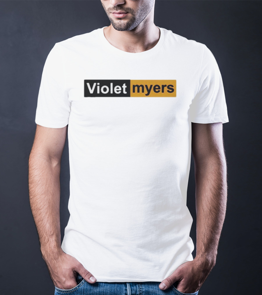 Violet Myers Black And Orange T-Shirt