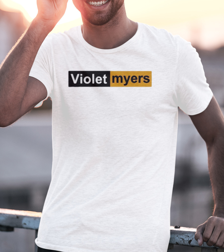 Violet Myers Black And Orange T-Shirt