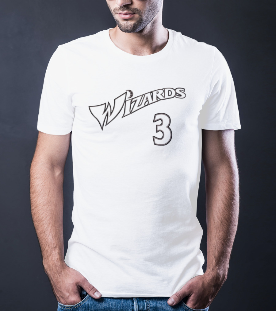 Wizards 3 Washington Wizards Team Logo Basketball Fan T-Shirt