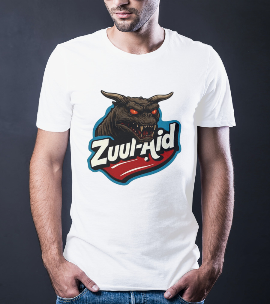 Zuul Aid Ghostbusters Demon Red Eyes Monster T-Shirt