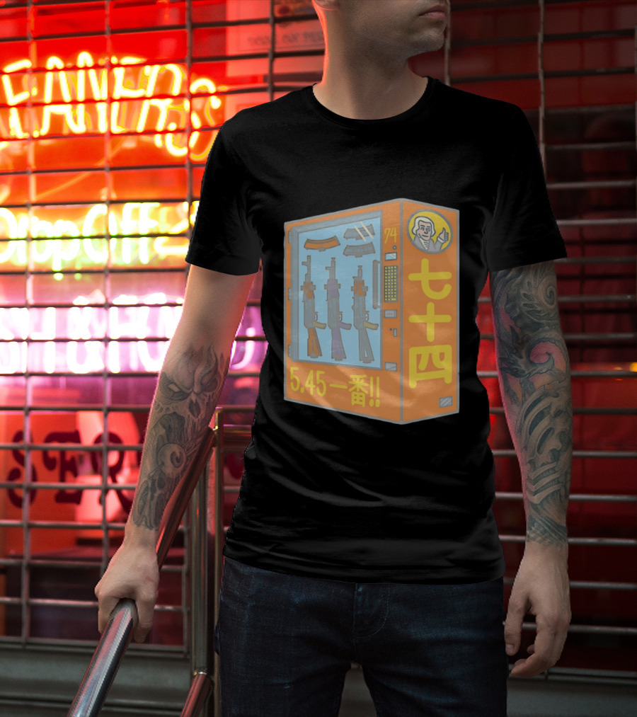 Vending Machine 74 Seven Four 5.45 Ichiban T-Shirt