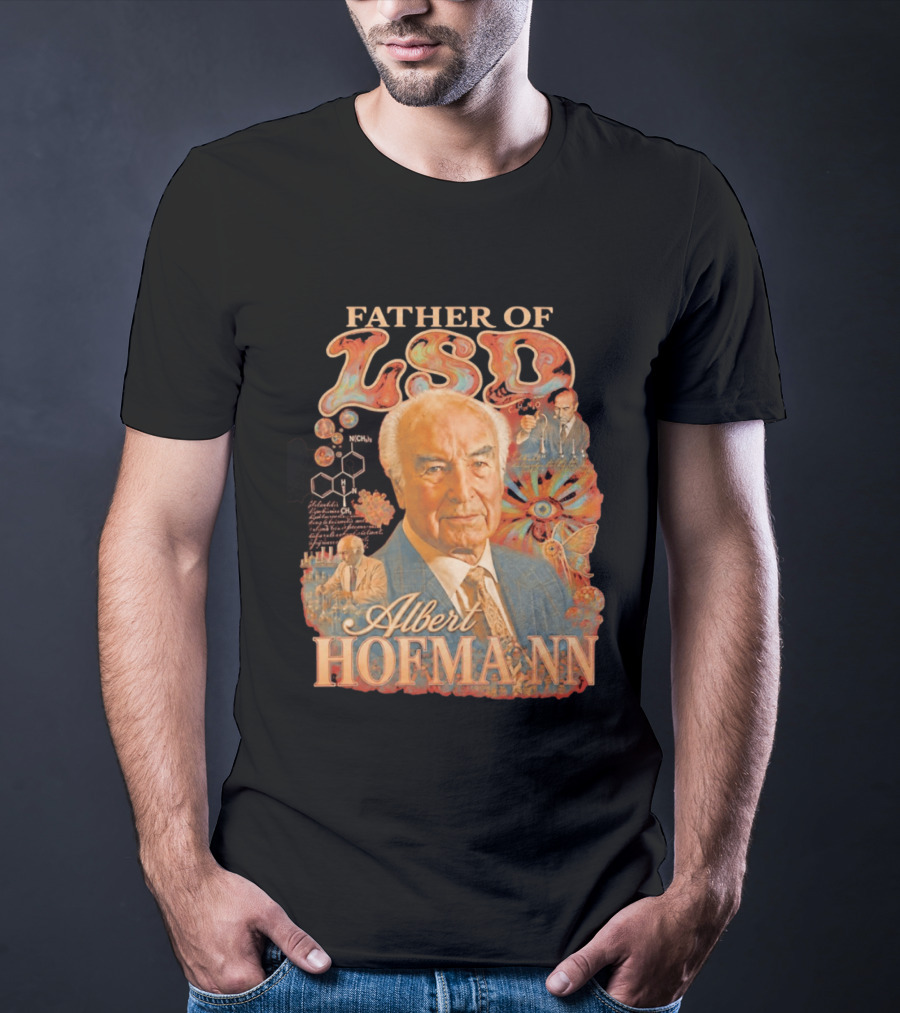 Father Of LSD Albert Hofmann Psychedelic T-Shirt