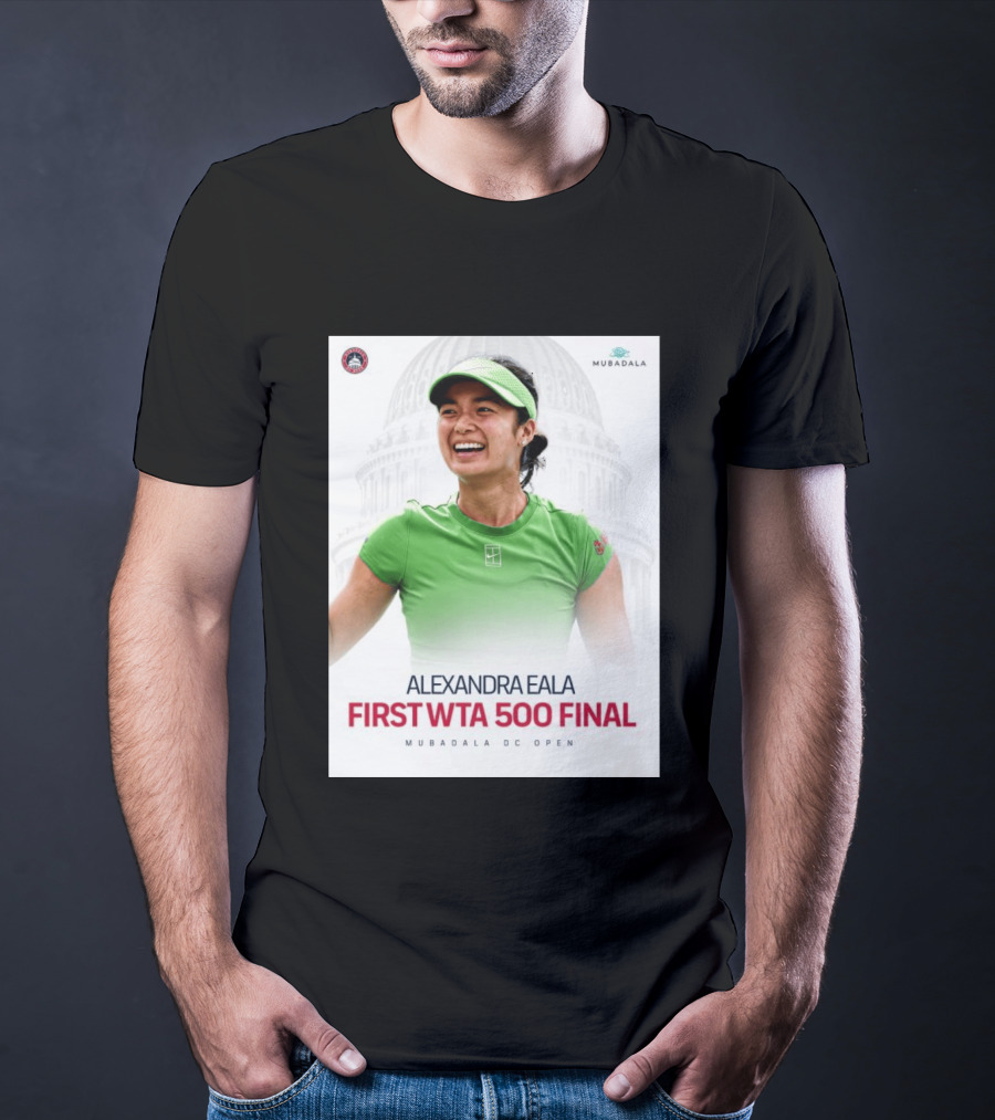 Alexandra Eala First WTA 500 Final Mubadala DC Open Capitol Building T-Shirt