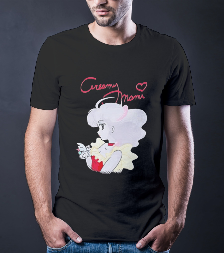 Magical Angel Creamy Mami Anime Character With Heart And Butterfly T-Shirt