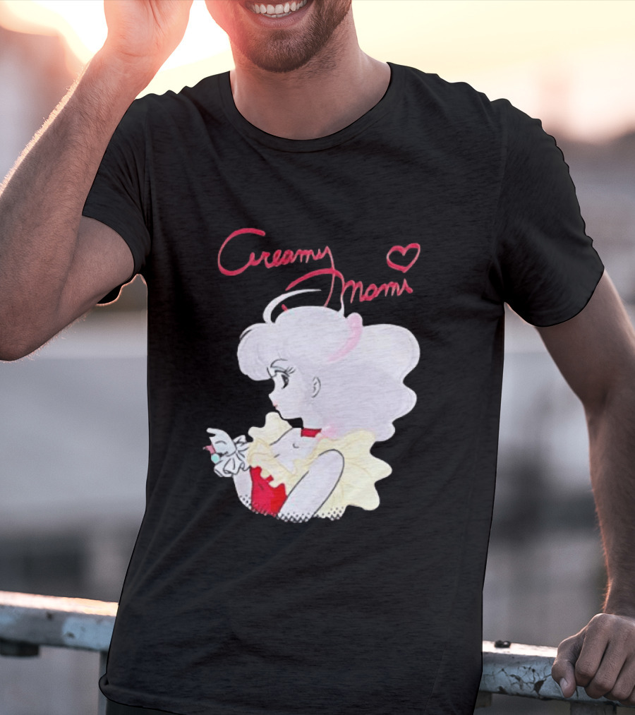 Magical Angel Creamy Mami Anime Character With Heart And Butterfly T-Shirt