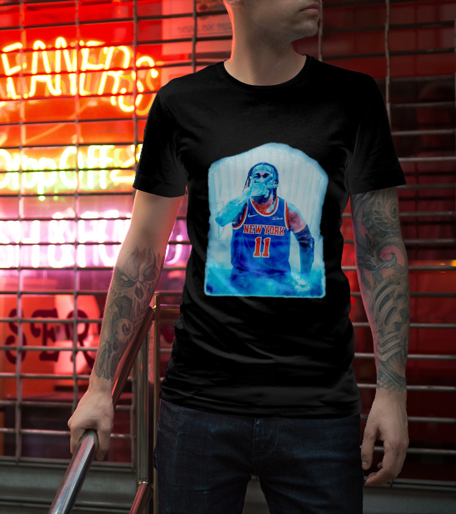 Jalen Brunson New York Knicks Number 11 NBA Basketball Player T-Shirt
