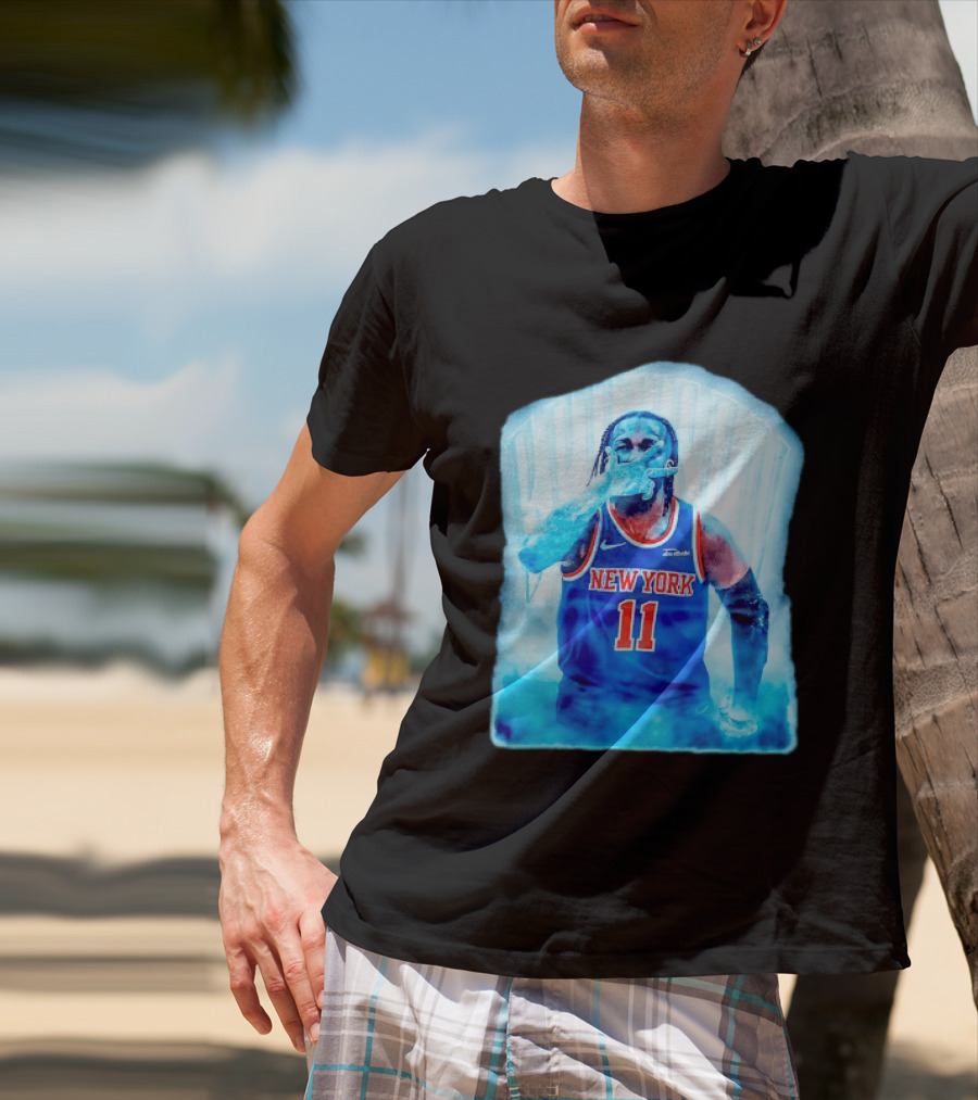 Jalen Brunson New York Knicks Number 11 NBA Basketball Player T-Shirt