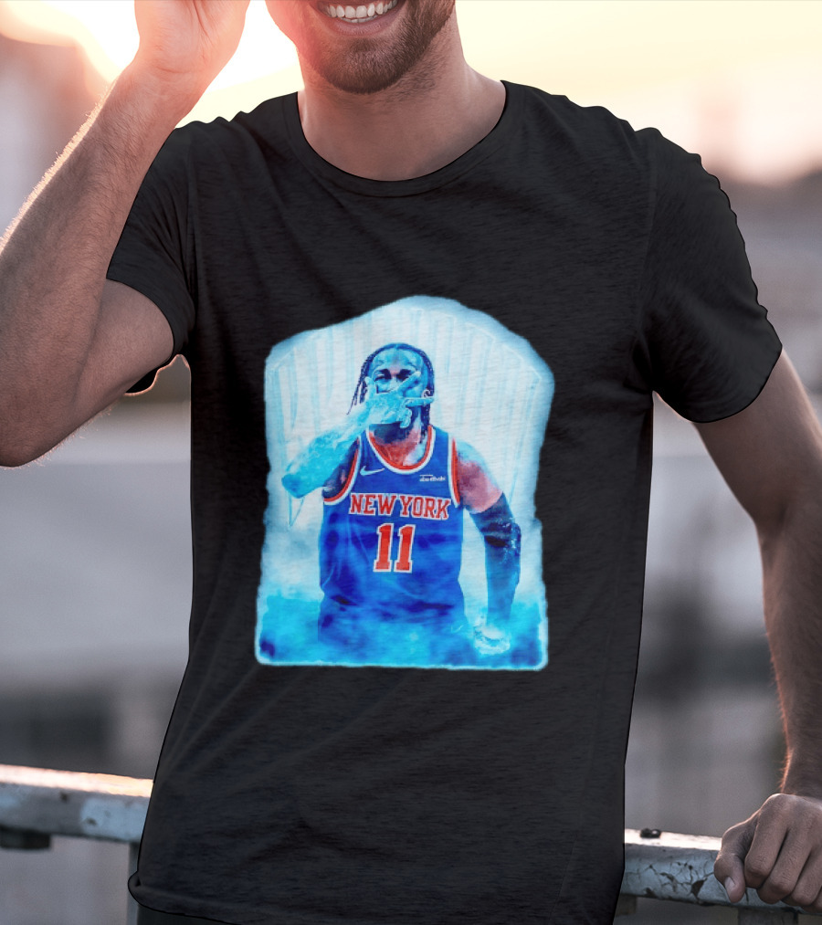 Jalen Brunson New York Knicks Number 11 NBA Basketball Player T-Shirt