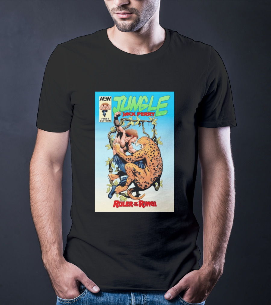 AEW Jungle Jack Perry First Edition Ruler Of The Ring T-Shirt