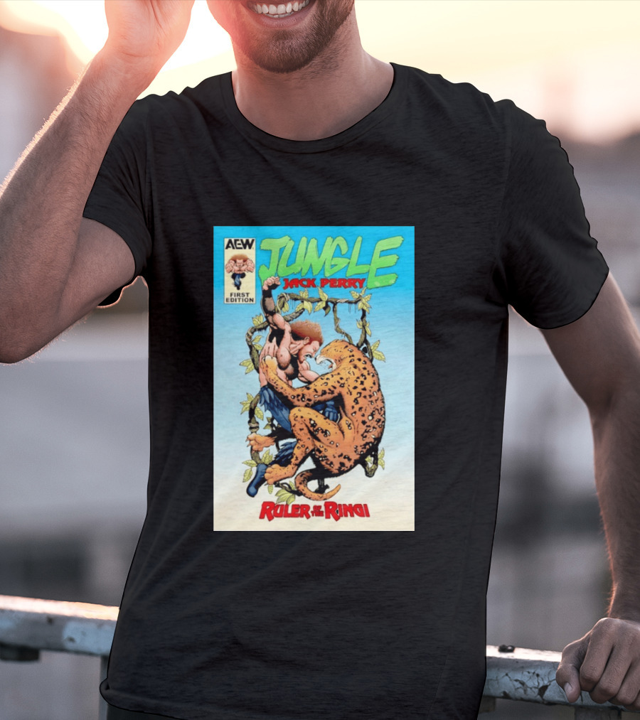 AEW Jungle Jack Perry First Edition Ruler Of The Ring T-Shirt