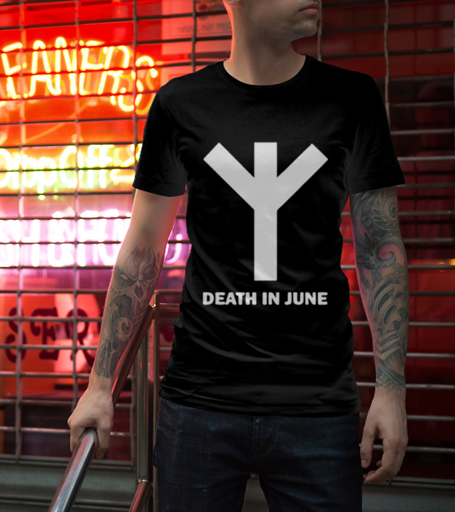Death In June Neofolk Symbol Douglas Pearce T-Shirt