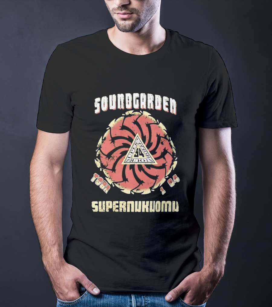 Soundgarden Superunknown Tour 1994 Grunge Vintage Spiral T-Shirt