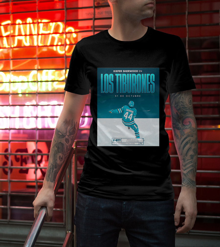 Kiefer Sherwood En Los Tiburones 31 De Octubre V OTT Nueva Calaverita De Azúcar Incluida T-Shirt