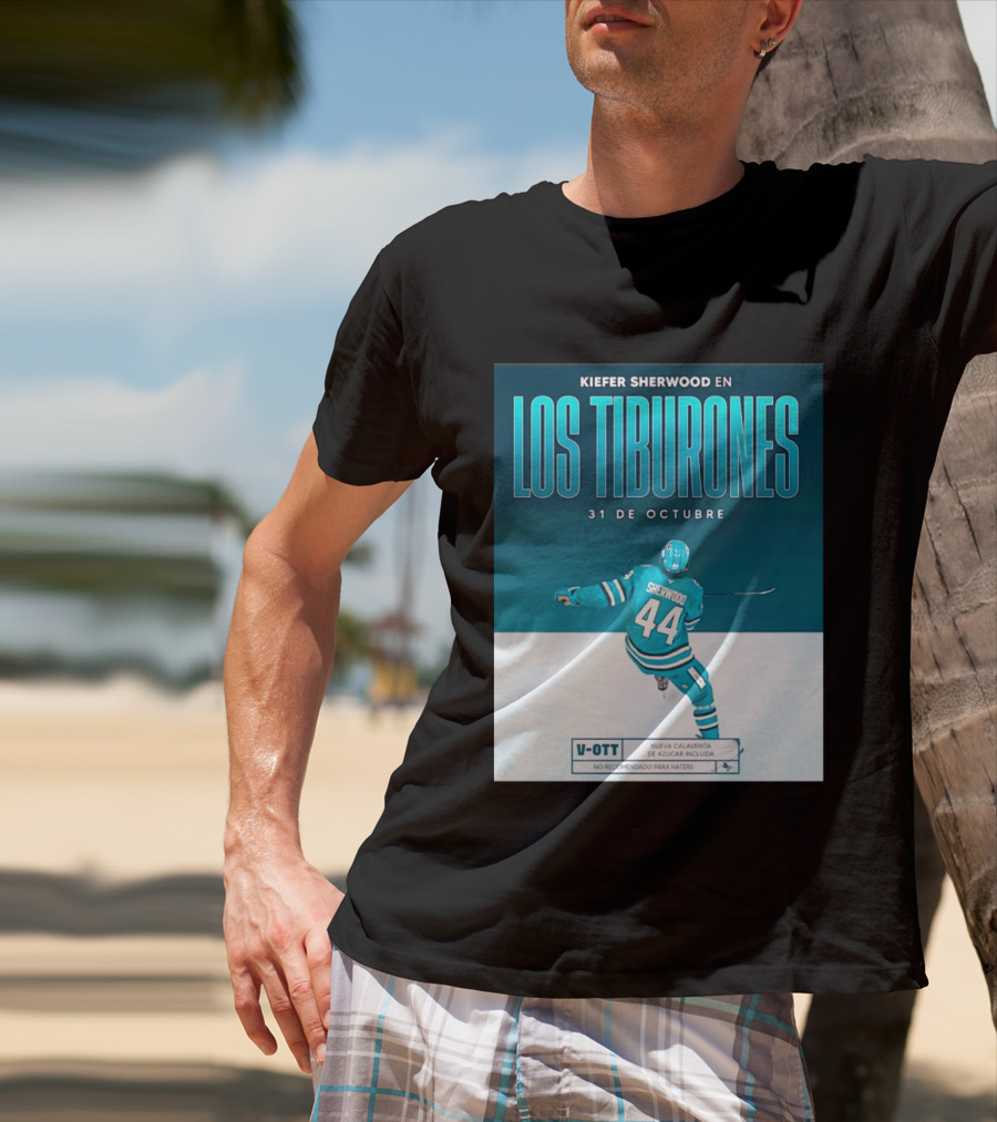 Kiefer Sherwood En Los Tiburones 31 De Octubre V OTT Nueva Calaverita De Azúcar Incluida T-Shirt