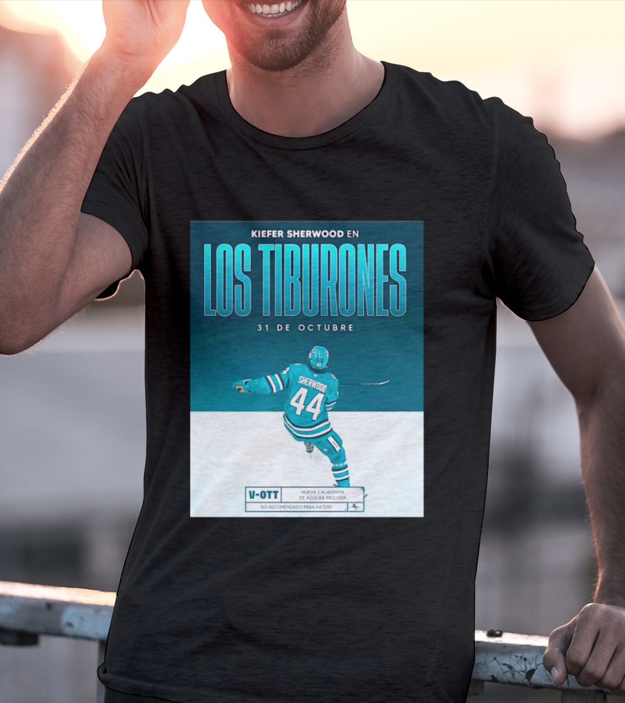 Kiefer Sherwood En Los Tiburones 31 De Octubre V OTT Nueva Calaverita De Azúcar Incluida T-Shirt