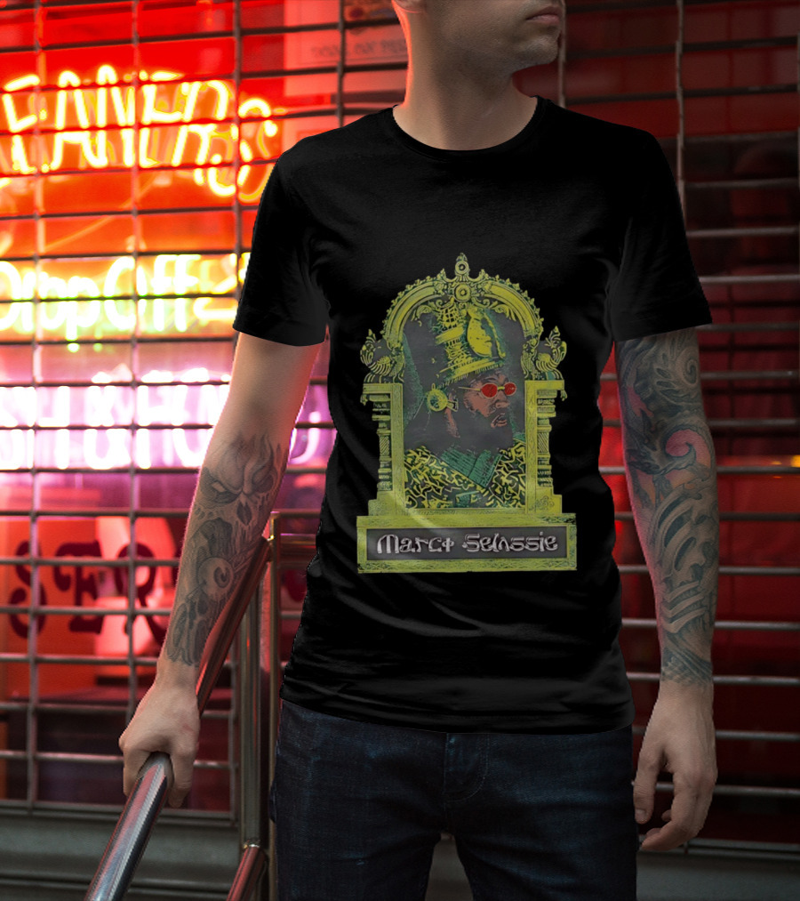 Marcf Selassie Bootleg Rap Ornate T-Shirt