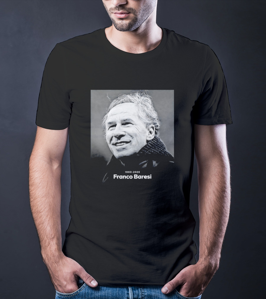 Franco Baresi 1960 2026 Memorial AC Milan T-Shirt