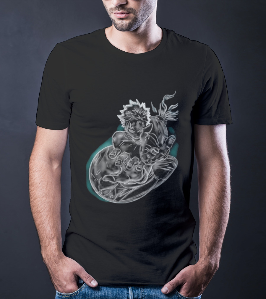 Megumi Fushiguro Ten Shadows Jujutsu Kaisen Dynamic Pose T-Shirt