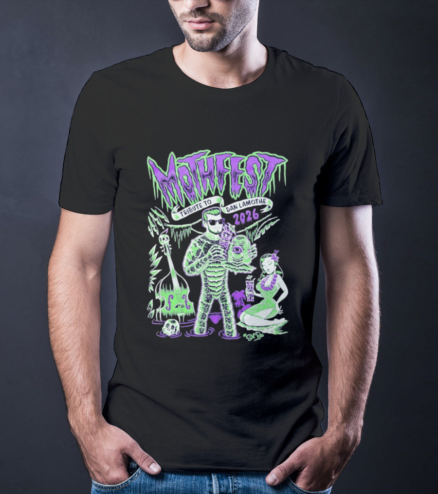 Mothfest Tribute To Dan Lamothe 2026 Creature T-Shirt