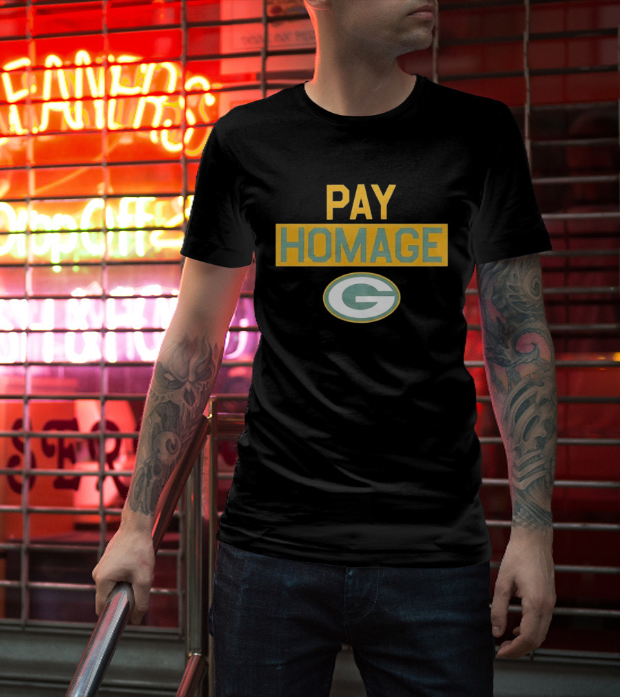 Green Bay Packers Pay Homage With Iconic G T-Shirt
