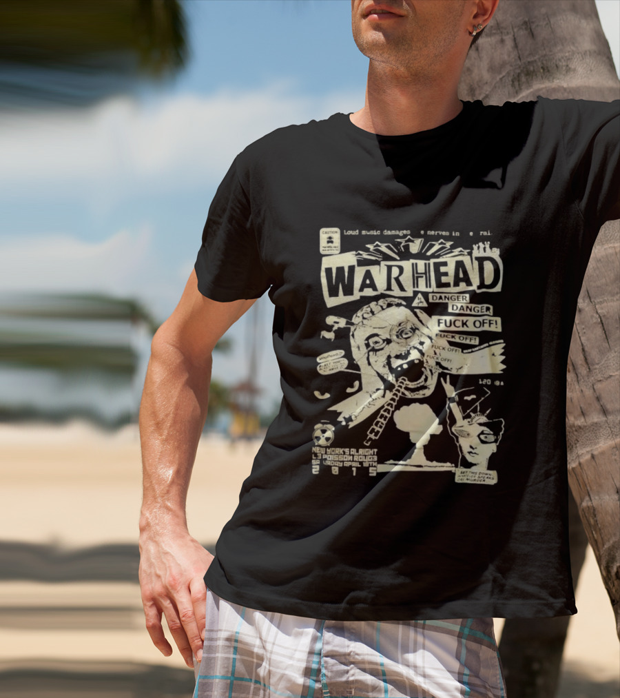 Warhead New York's Alright Crossboro Bridge Hardcore Distressed Danger T-Shirt