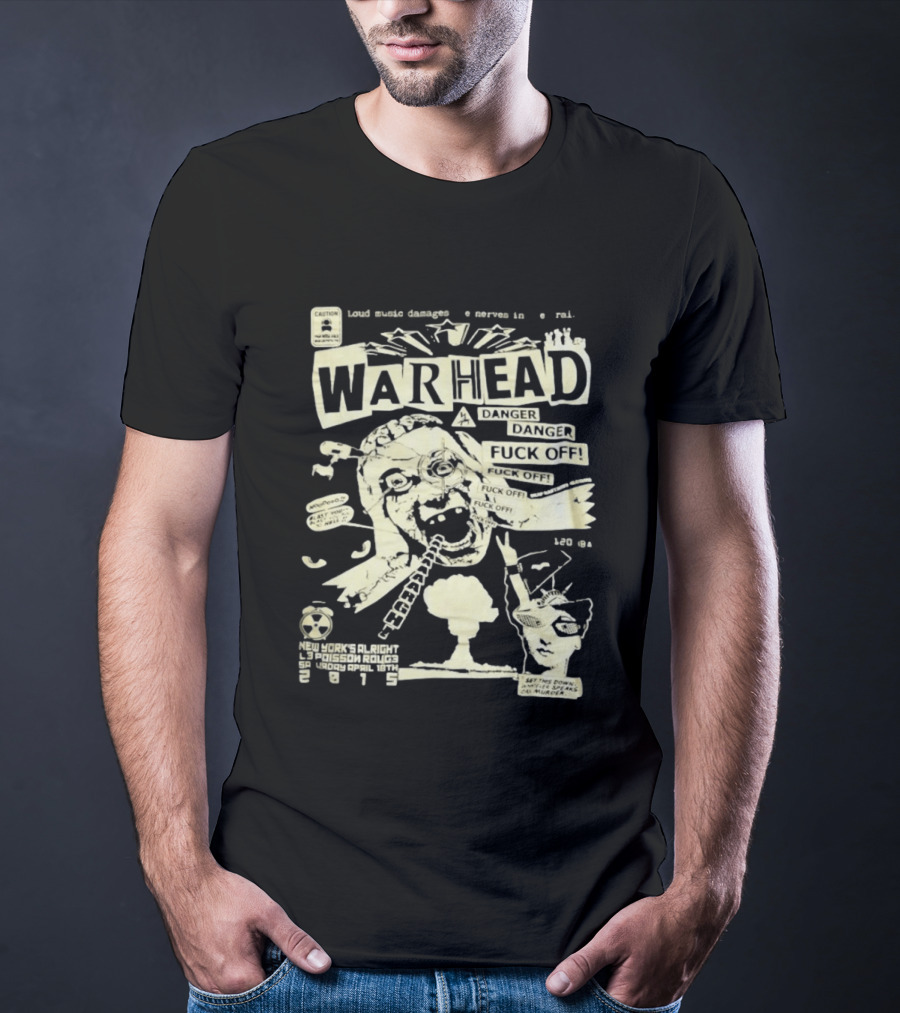 Warhead New York's Alright Crossboro Bridge Hardcore Distressed Danger T-Shirt