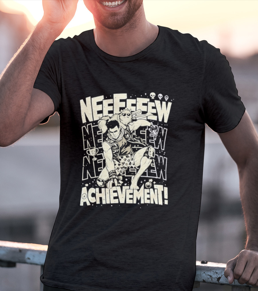NEEEEW NEEEW NEEEW NEEEW ACHIEVEMENT Gaming Video Game Gamer T-Shirt