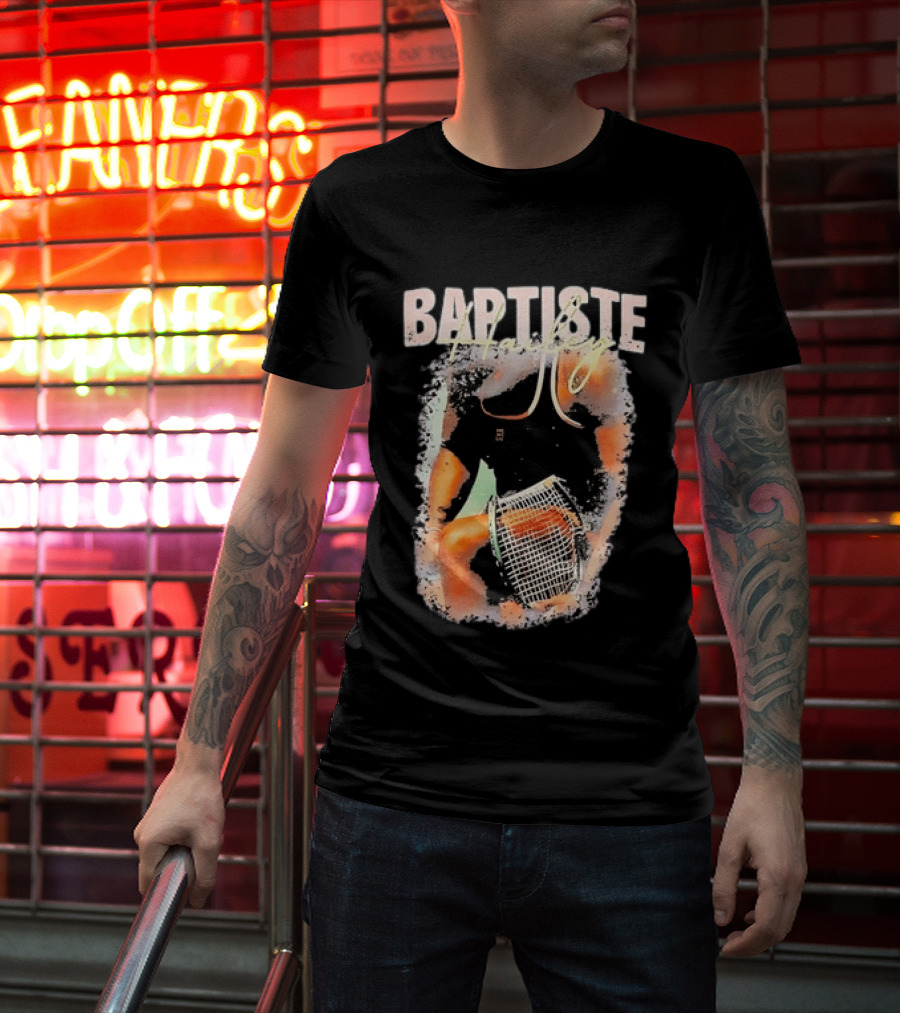 Baptiste Hailey Tennis Player With Racket T-Shirt
