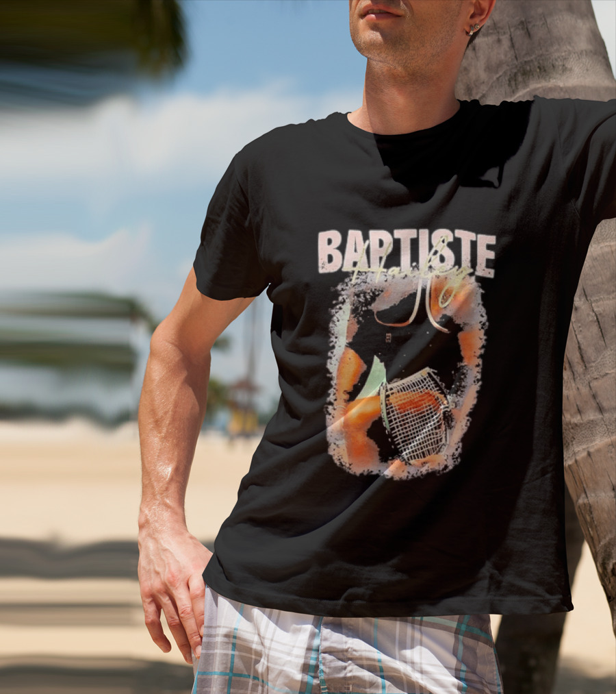 Baptiste Hailey Tennis Player With Racket T-Shirt