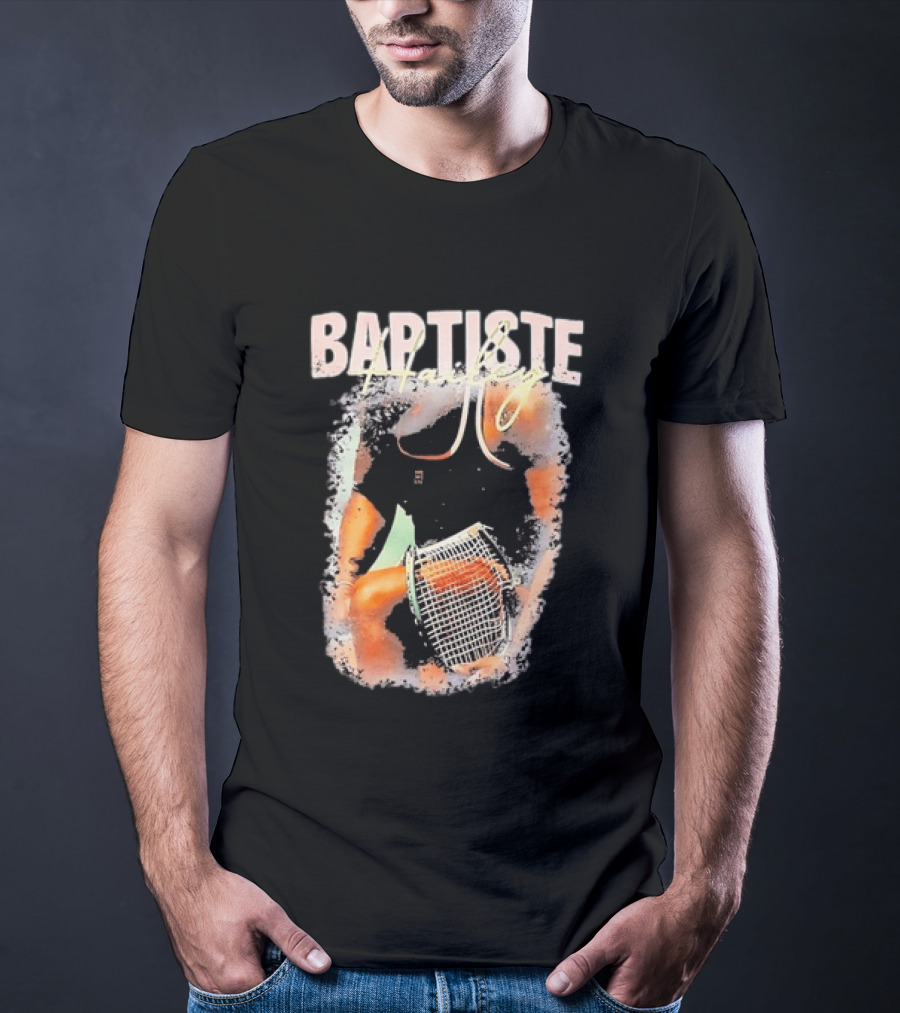 Baptiste Hailey Tennis Player With Racket T-Shirt