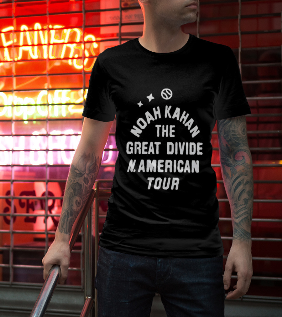 Noah Kahan The Great Divide North American Tour Stars T-Shirt