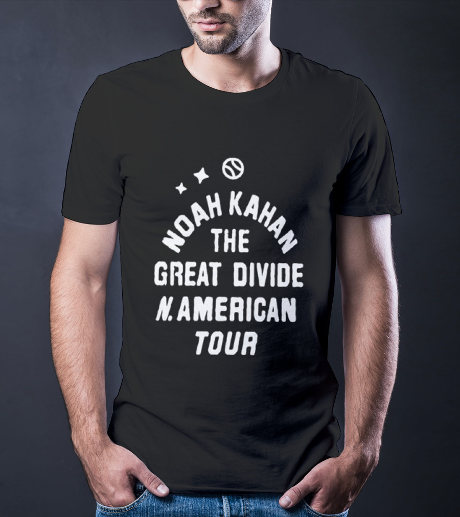 Noah Kahan The Great Divide North American Tour Stars T-Shirt