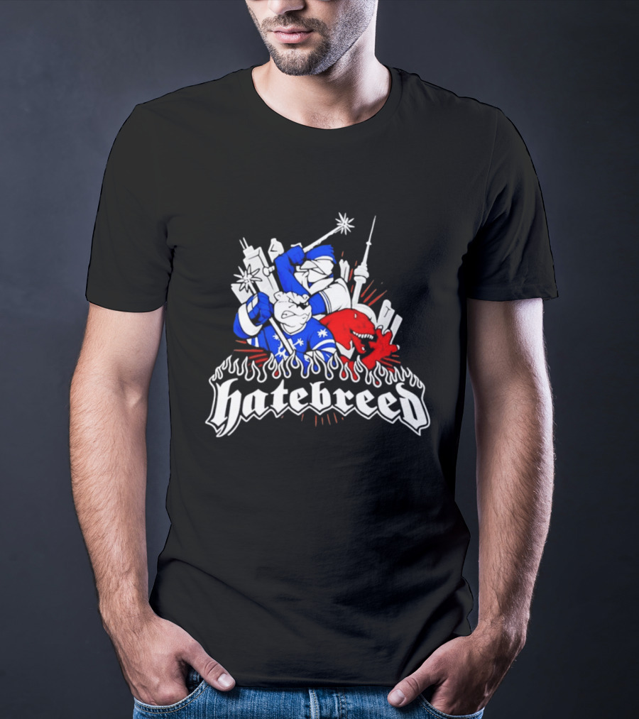 Hatebreed Toronto Maple Leafs Raptors CN Tower Hardcore Mashup T-Shirt