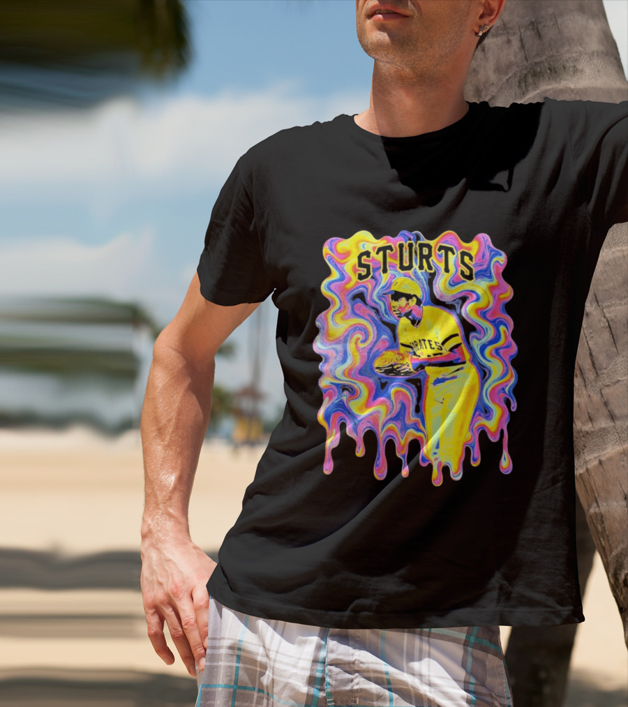 Sturts Willie Stargell Pittsburgh Pirates Psychedelic T-Shirt