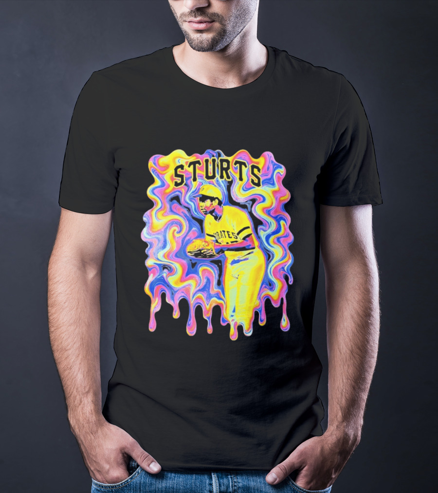 Sturts Willie Stargell Pittsburgh Pirates Psychedelic T-Shirt