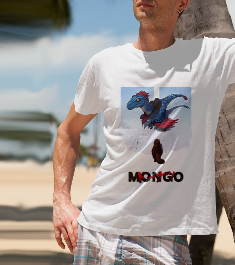Mongo Raptor Cat Donatsu By U Mashermello Dinosaur T-Shirt
